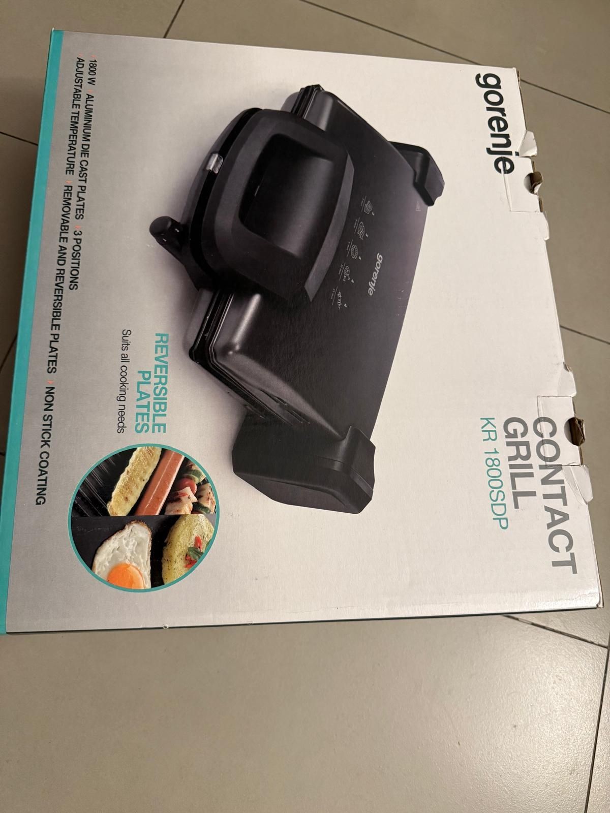 Grill - gratar electric Nou Gorenje 1800w KR1800SDP
Marca Gorenje mod