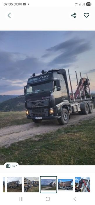 Volvo forestier lemn