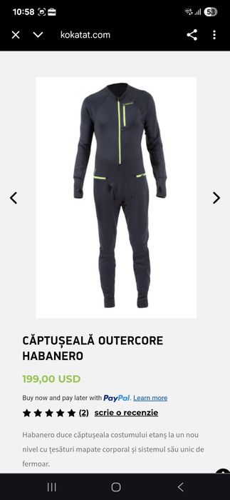 Costum termic KOKATAT Habanero Linen -nou-