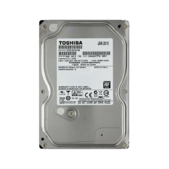 Жесткий диск HDD 1000 Gb Toshiba (DT01ACA100), 3.5", 32Mb, SATA III
