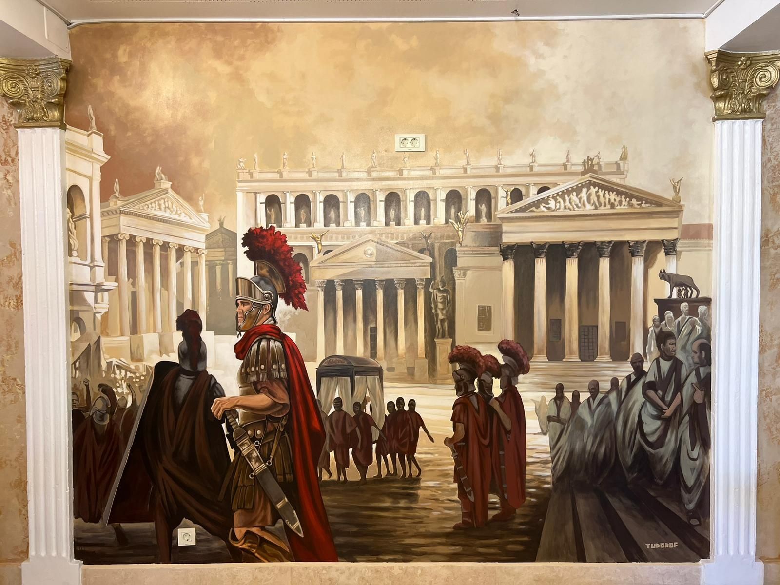 Pictura pe pereti/pictura murala/ reclame de exterior