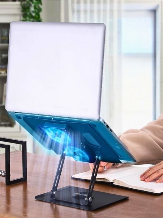 Alyuminiy noutbuk tagligi, sovutish, Зб0° aylanuvchi