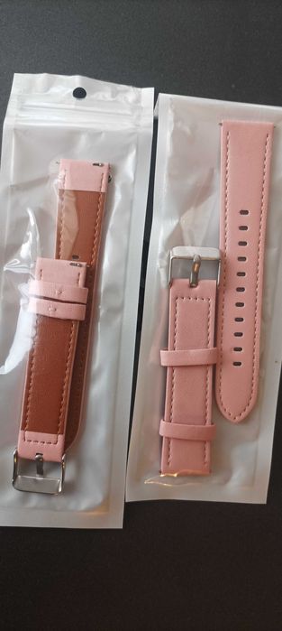 Кожена каишка за смарт часовник 20мм - 2бр.