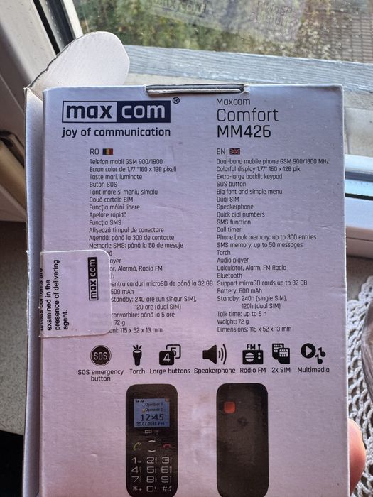 Telefon butoane maxcom