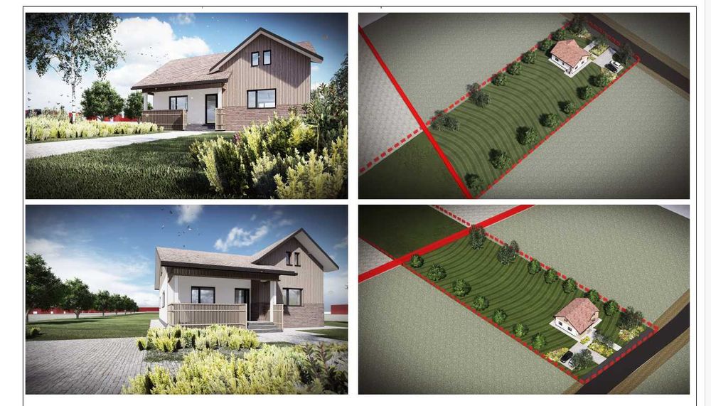 Vand teren in localitatea Livada,CJ, cu proiect casa!