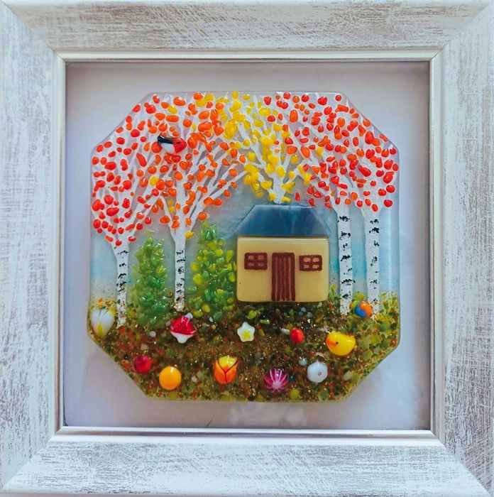 Картини от топено стъкло