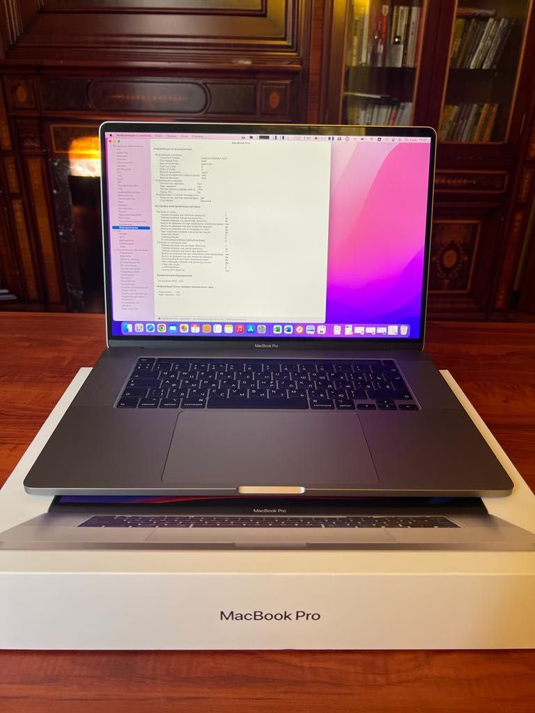 MakBook Pro 16 - 2019 (16 Gb RAM, 1 TB SSD, 5500M, Intel-I9, 2,3 GHz)