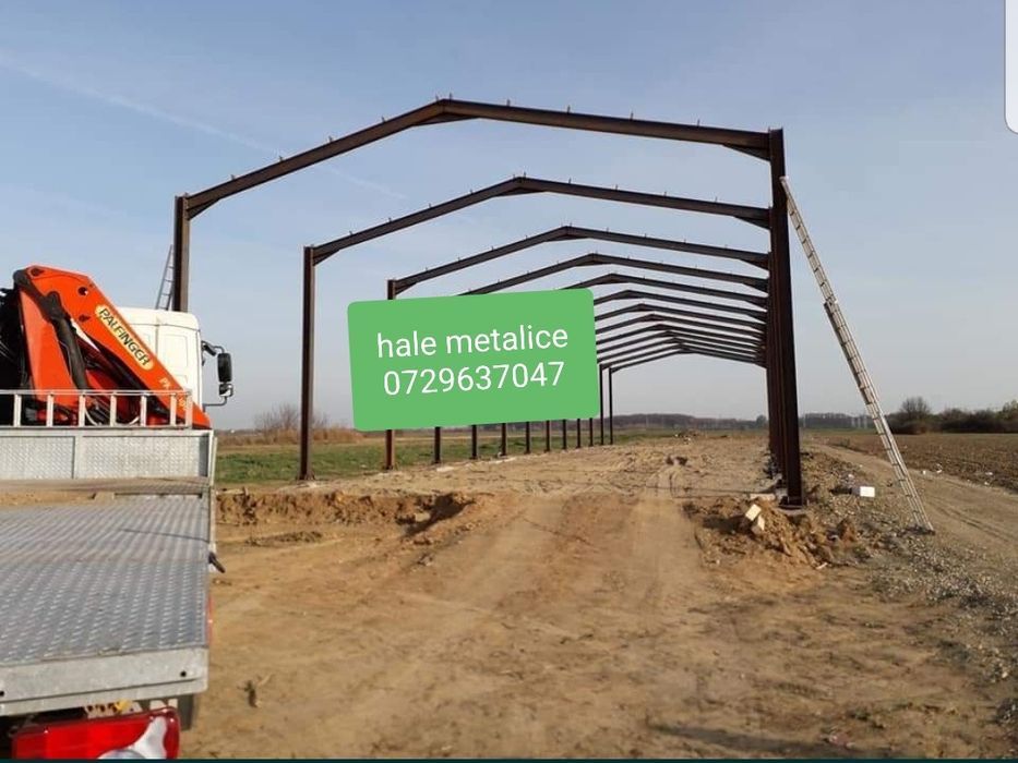 Vand hale metalice confecționate din europrofile ipe