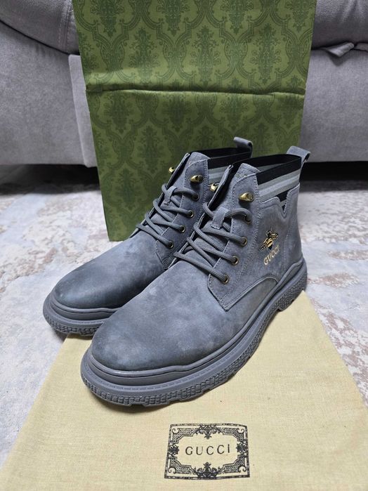 Ghete Gucci Gri ~ Marimea 43 ~ Nou