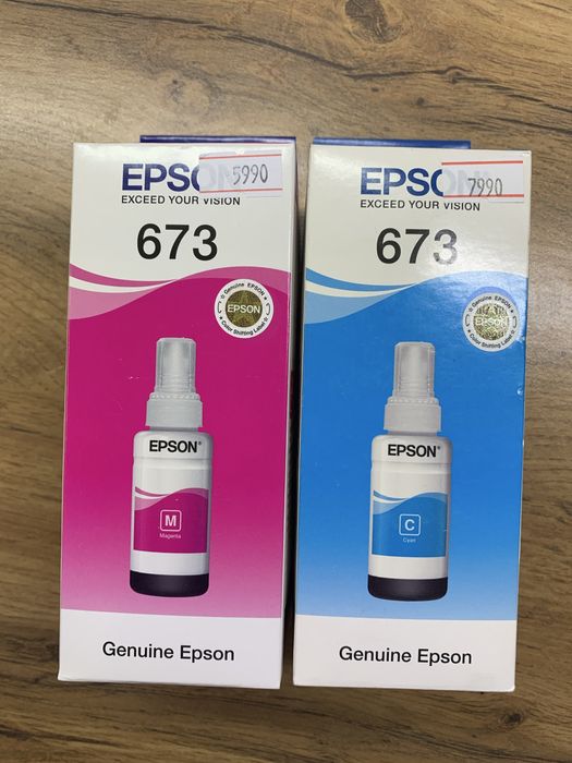 Оригинальная краска для принтера EPSON