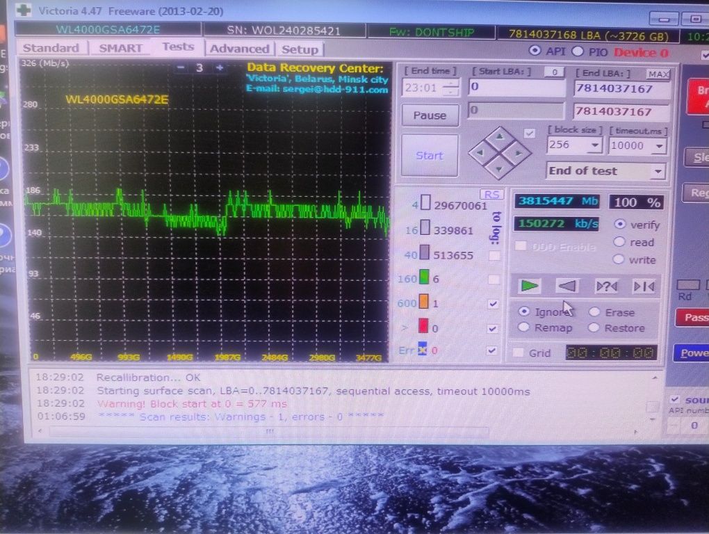 Жёсткий диск HDD SATA 4TB