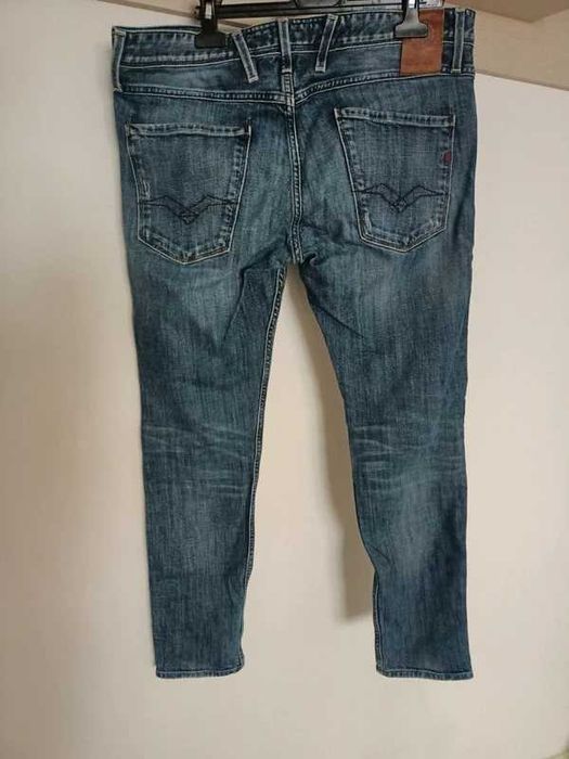 REPLAY Anbass, blugi barbati W32 L30, talie 44cm