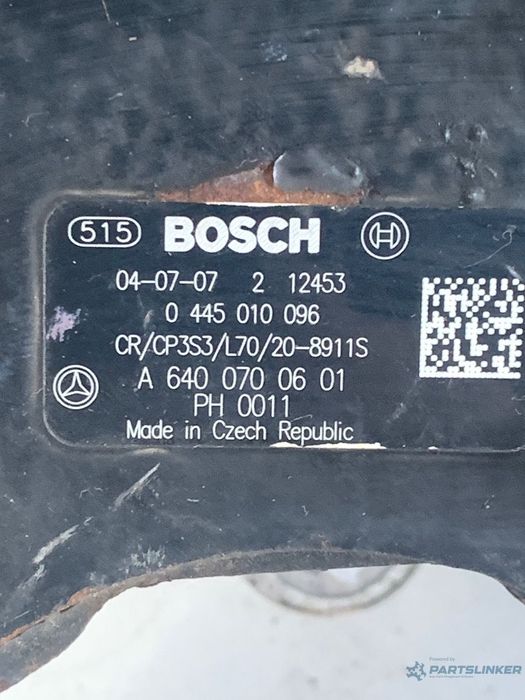 Pompa de inalta presiune 1.5CDI/2.0 MITSUBISHI COLT VI Z3_A, Z2_A 2002 - 2012, MERCEDES-BENZ B-CLASS W245 2005 - 2011, MERCEDES-BENZ A-CLASS II W169 2004 - 2012 A6400700601