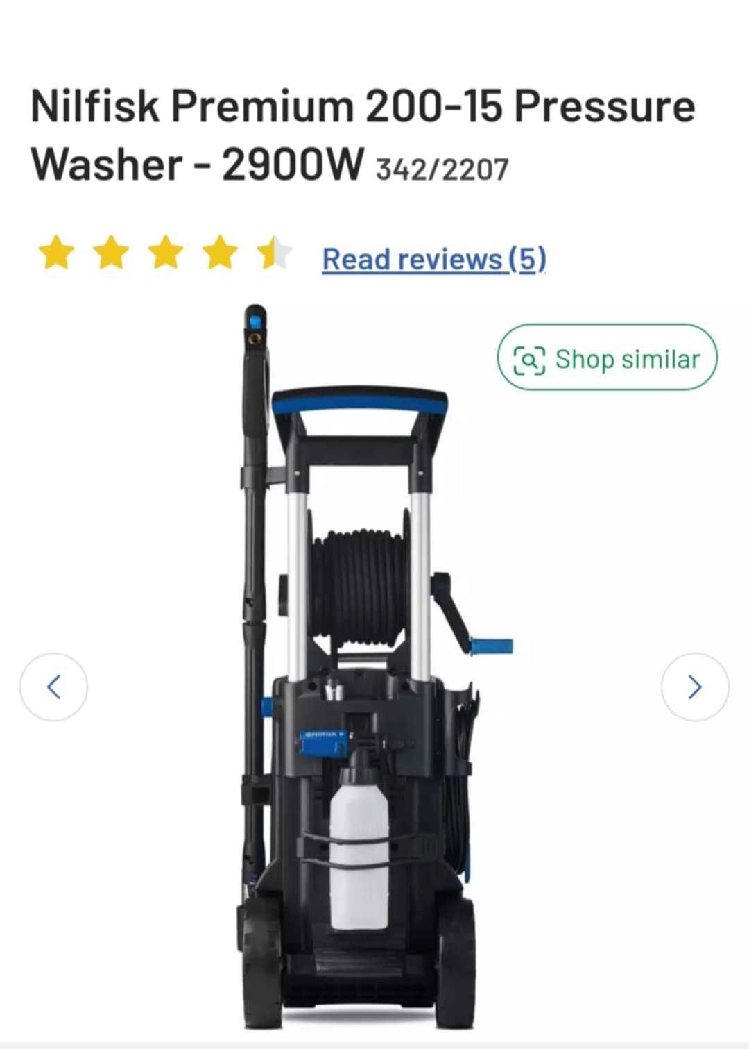 Водоструйка Nilfisk Premium 200-15 - 2900W
