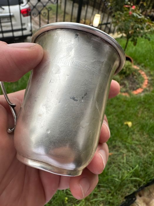 Сребърна чаша 925 проба. За вода