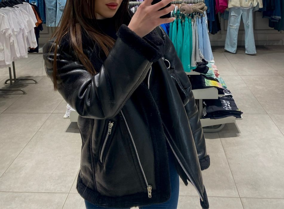 Продам дубленку, кожанку зимнюю