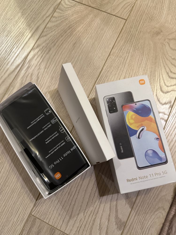 Xiaomi Redmi Note 11 Pro 5G, Dual SIM, 128GB, 5G, Gray.