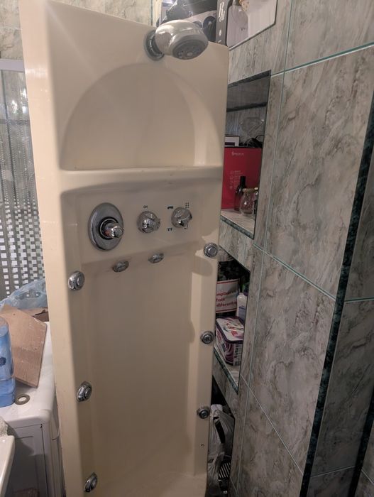 Donez set dus cu hidromasaj și baterie cu termostat