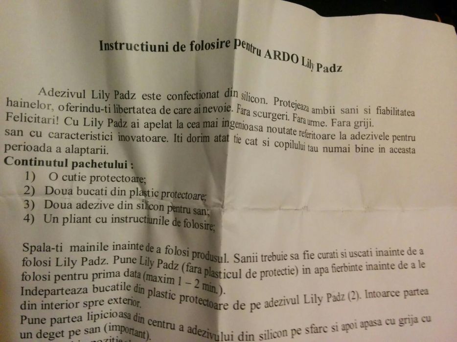 Protectori siliconici noi sâni lehuze marca LILY Padz ELVETIA