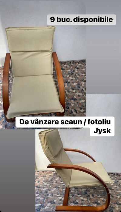 Scaun Fotoliu Jysk imitatie piele