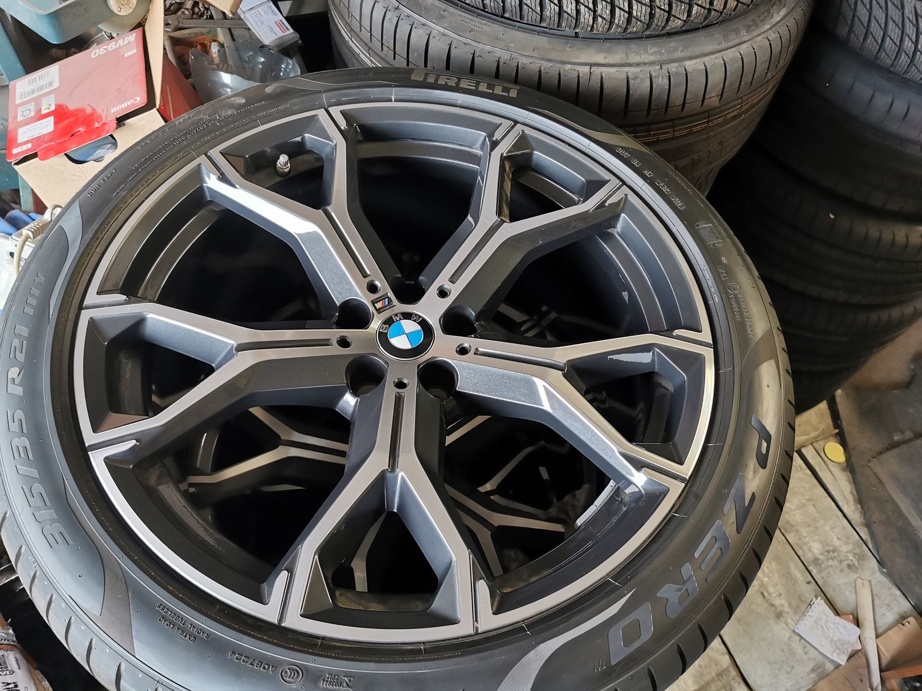 Vand roti de vara pentru bmw x5-x6 originale pe 21 styling 741M