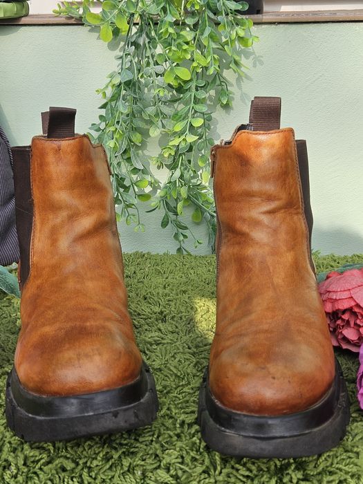 Bugatti ботуши от кожа N41