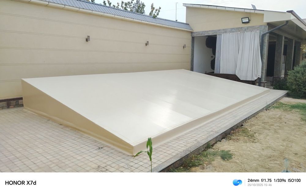 Бассейн салафан Банер баннер бассейн соя сетка тент капсула установка