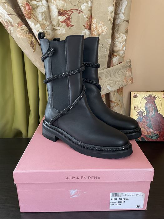 Ghete de piele Alma en Pena