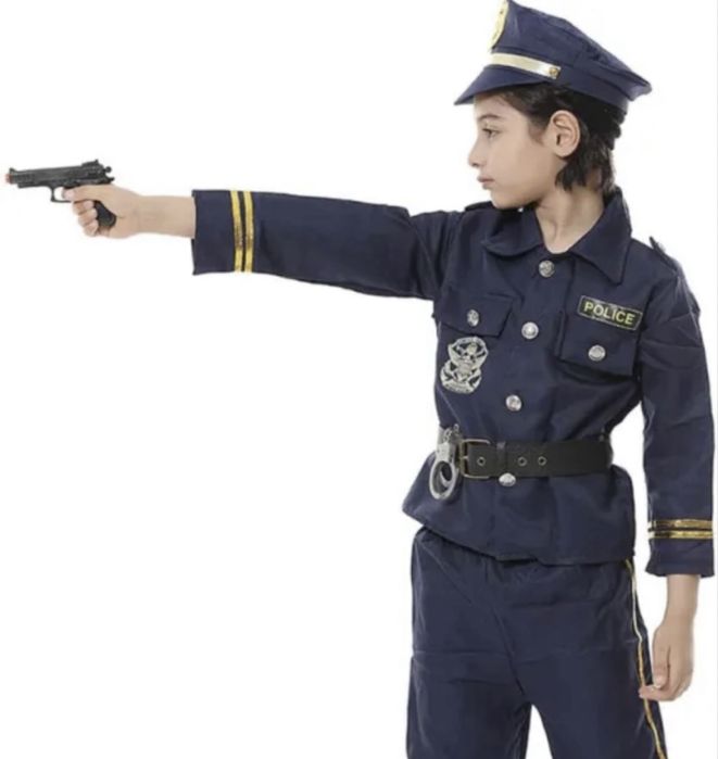 Детски костюм на Полицай с Аксесоари, Детски полицейски костюм