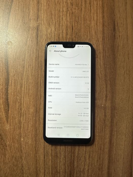 huawei p20 lite Impecabil