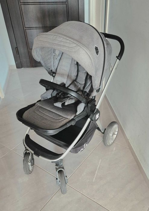KIKKA BOO Комбинирана количка 3в1 VICENZA GREY
