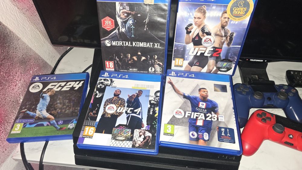 Playstation 4 pro 4 джойстика PS4 PRO