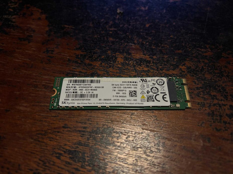 SSD M.2 SK Hynix SC311 256GB SATA3