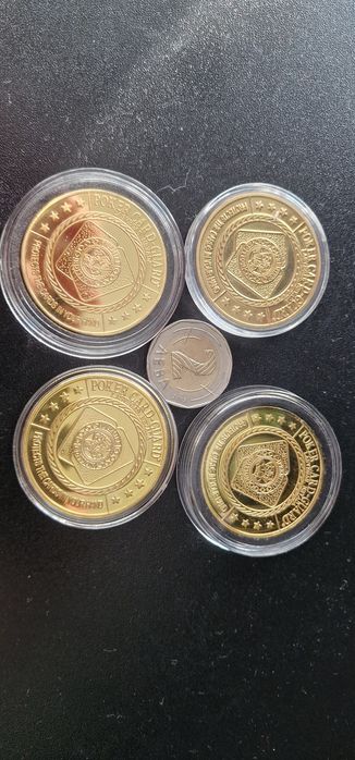 Колекция покер токени монети