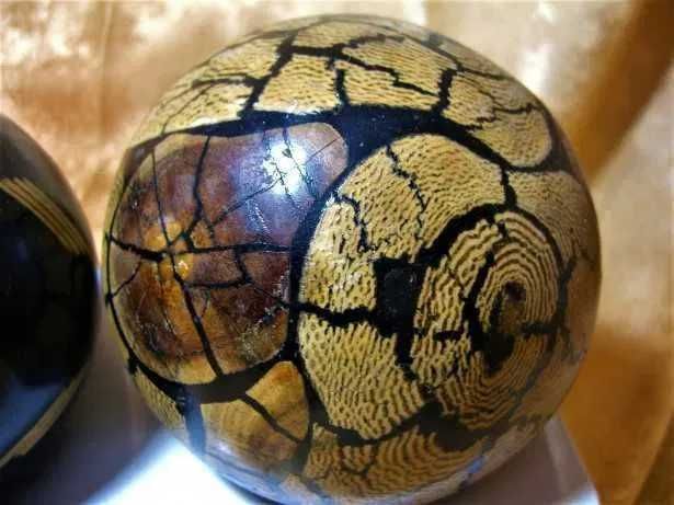 Decor scultura lemn, portelan, Mid Century Modern, Art Deco, vintage