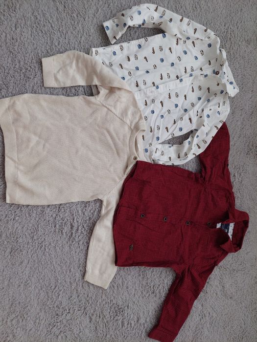 Ризи и пуловер за момче рр 98