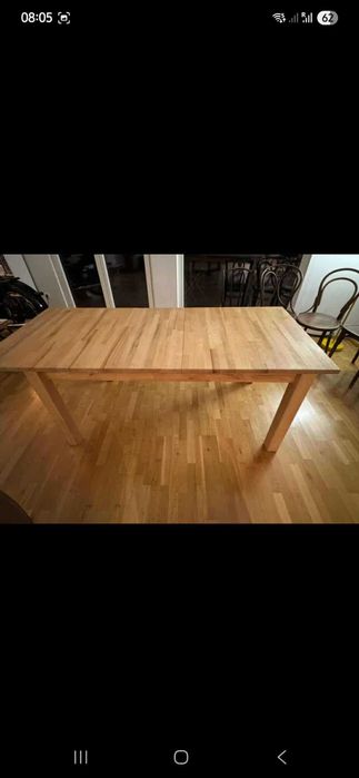 Masa Din Lemn Masiv Extensibila 160x90 la 200
