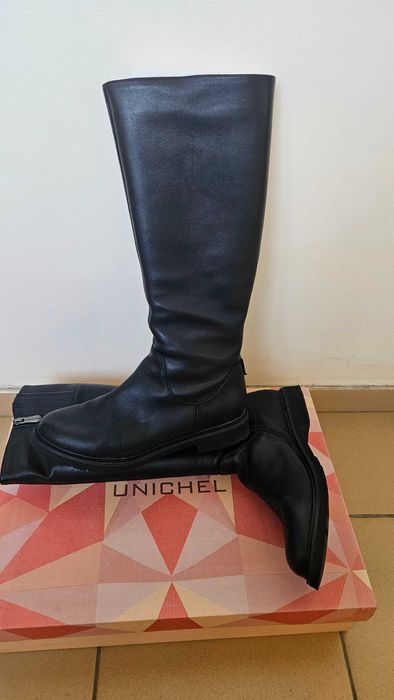 Кожаные  сапожки