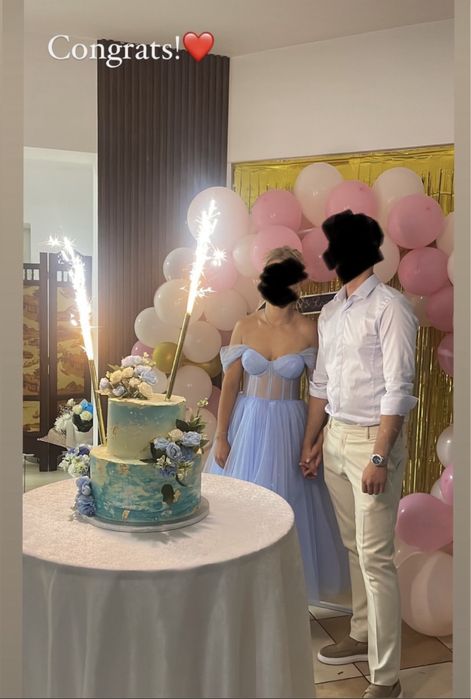 Rochie cununie - din Tulle - Baby Blue - Andreea Dogaru