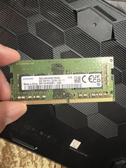 Samsung DDR4 SO-DIMM 8 ГБ 3200MHz CL22. (8gb 2x 16gb)