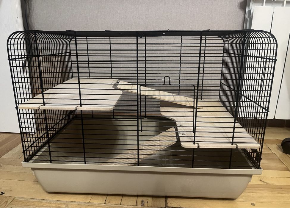 Продам шиншиллу с клеткой