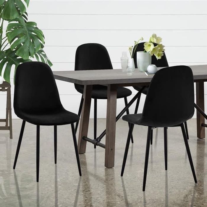 Комплект 4 броя (6 броя ) трапезни столове Zwart .