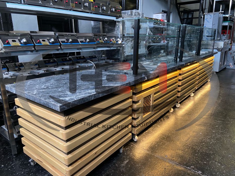 Linie Autoservire (Vitrina Calda-Vitrina Rece-Casier) ÎN STOC