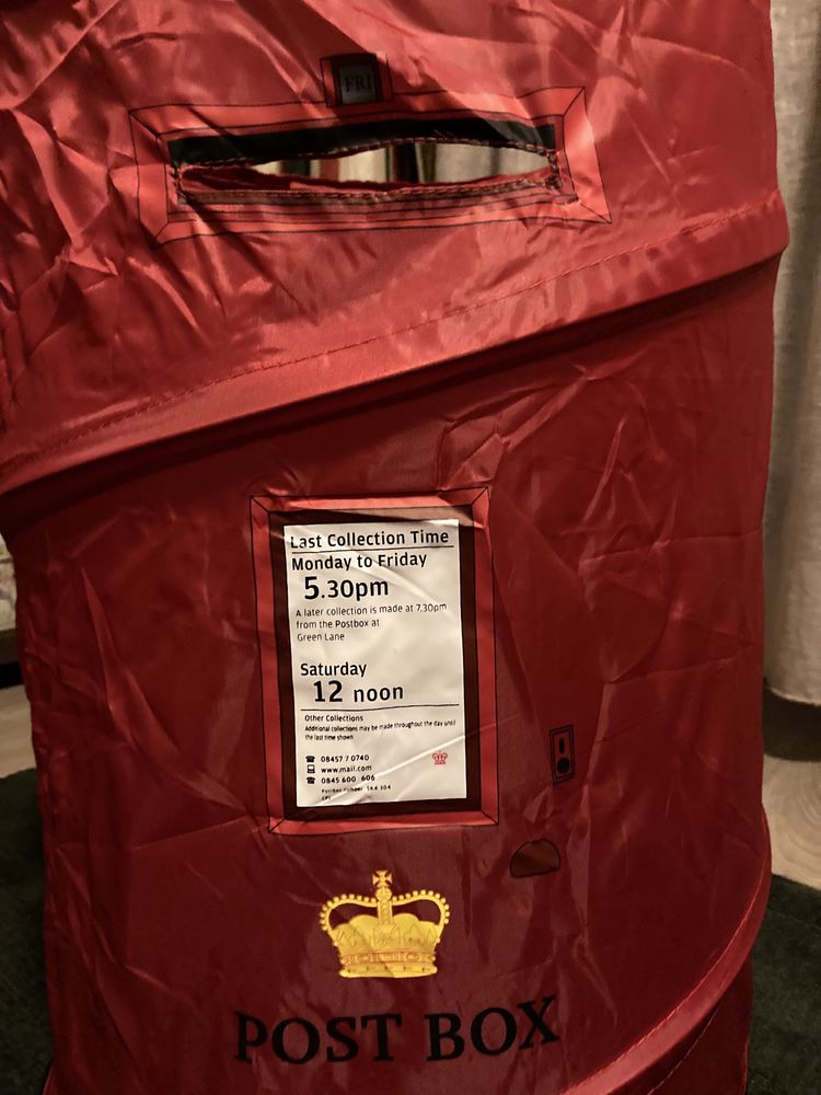 British Post Box - pop up storage