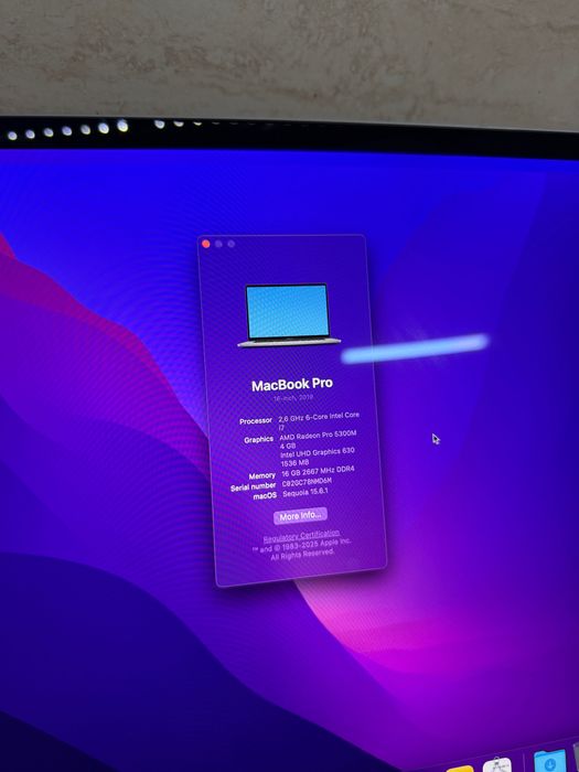 MacBook Pro 16 2019