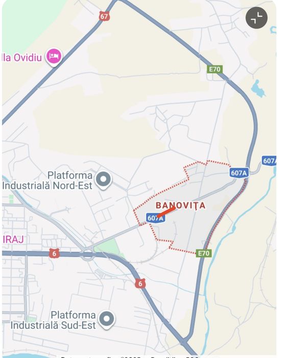 Teren intravilan cu casa Banovița