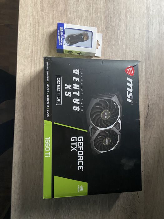 Видеокарта msi geforce gtx 1660 ti ventus xs 6gb gddr6 oc edition