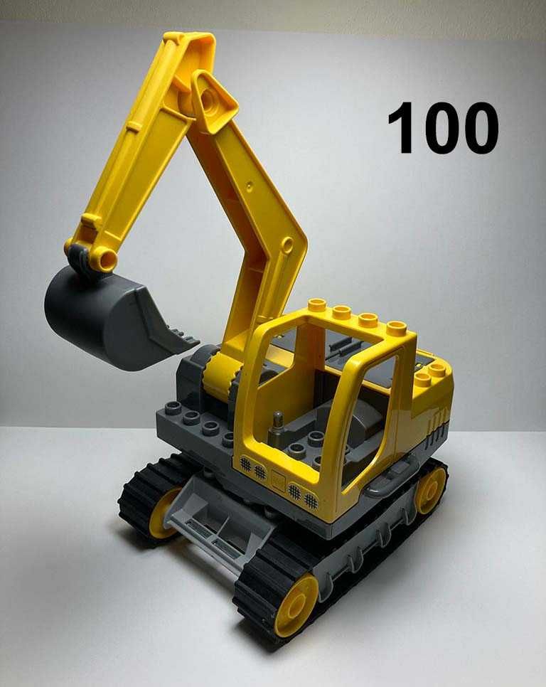 LEGO DUPLO Buldozer Basculanta Betoniera Ambulanta Elicopter Excavator