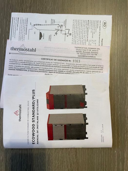 Centrala termina pe lemne Thermostal 40kw