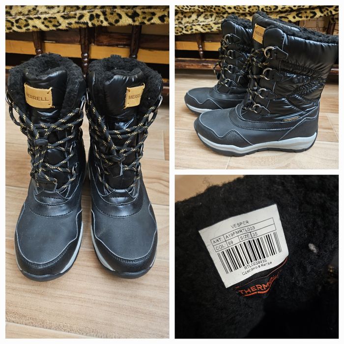 Зимние сапоги фирменные 35 размер